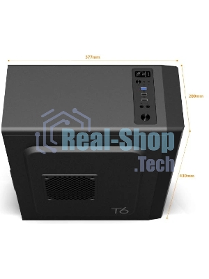 Компьютерный корпус Zalman ZM-T6 черный без БП ATX 1xUSB 2.0 1xUSB 3.0 audio bott PSU
