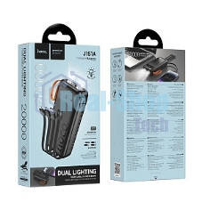 Портативный аккумулятор HOCO (6942007653374) J151A 20000mAh 1USB+1Type-C 2.0A, черный