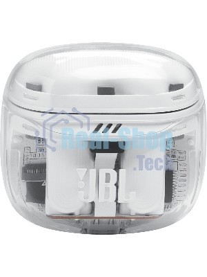 Наушники TWS JBL Tune Flex 2 призрачно-белый, вкладыши/внутриканальные (трансформер), Bluetooth, адаптивное шумоподавление