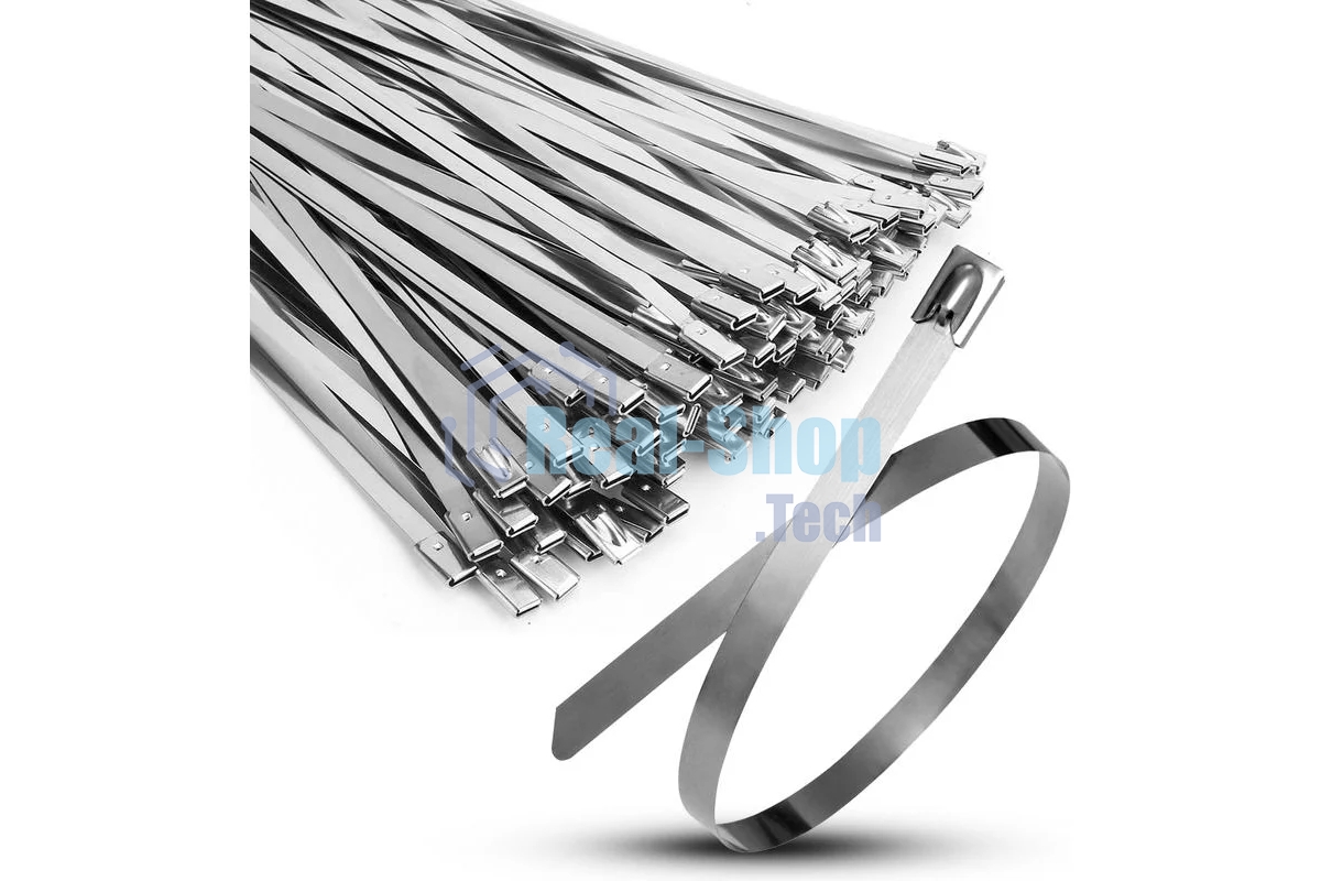 Хомут кабельный TOKOV ELECTRIC 4.6х150 сталь AISI 304 (уп. 100 шт)