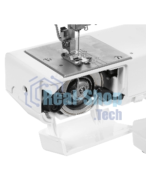 Швейная машина Janome HD1023 белый/розовый, электромеханическая, вертикальный качающийся, 25 операций, автоматическая петля