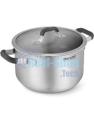 Кастрюля Rondell Stolz RDS-1753, 3.2 л, 20 см, с крышкой, сталь