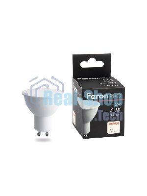 Лампа светодиодная Feron PRO LB-1610 10Вт 230В GU10 теплый