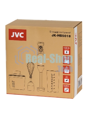 Блендер погружной JVC JK-HB5016 1000 Вт, черный/серебристый
