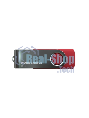 Флешка USB More Choice MF16-4 Red (4610196407574), 16Gb, USB 2.0, R/W 15/6, красный