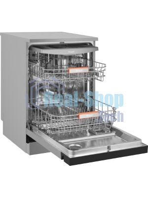 Посудомоечная машина Weissgauff DW 6038 X Inverter, нержавеющая сталь, 59.8 см, 14 компл., сушка конденсационная, 49 дБ, класс A++