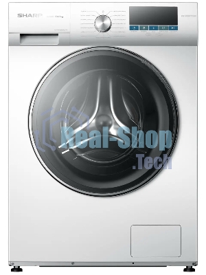 Стиральная машина Sharp ES-FSI1012DLZ-W белый, загрузка фронтальная 10 кг, 1200 об/мин, класс A+++