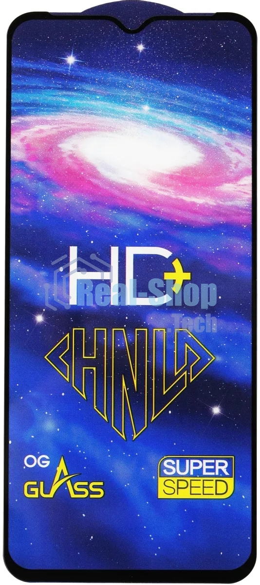 Защитное стекло для экрана DF inColor-01 для Infinix Hot 10 Lite 2.5D, 1 шт, черный