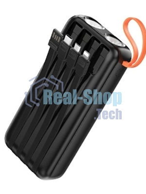 Портативный аккумулятор HOCO (6942007653374) J151A 20000mAh 1USB+1Type-C 2.0A, черный