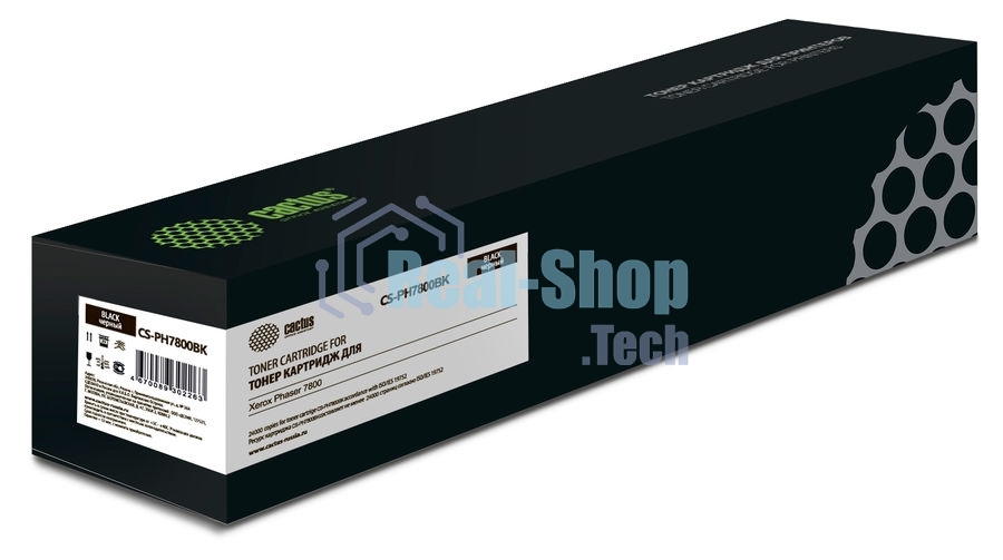 Картридж лазерный Cactus CS-PH7800BK (106R01573) черный (19800 стр.) для Xerox Phaser 7800
