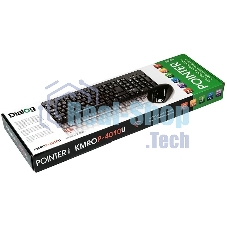 Комплект клавиатура+мышь Dialog KMROP-4010U беспроводной, USB, 1600 DPI, чёрный
