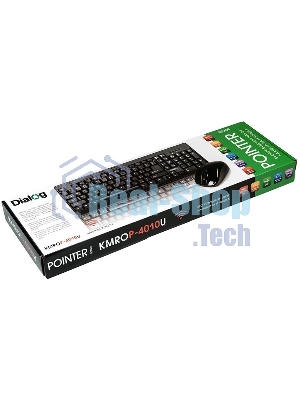 Комплект клавиатура+мышь Dialog KMROP-4010U беспроводной, USB, 1600 DPI, чёрный