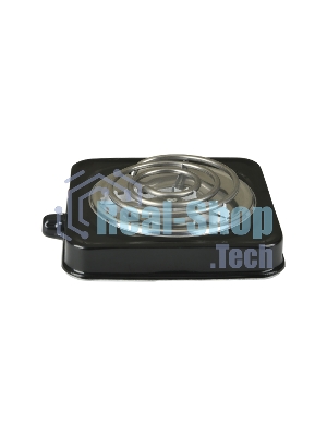 Плита настольная электрическая BLACKTON Bt HP101S чёрный, 1 кВт, ТЭН, конфорки - 1, эмаль, поворотные переключатели
