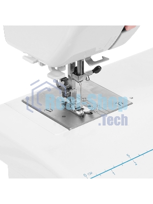 Швейная машина Janome HD1023 белый/розовый, электромеханическая, вертикальный качающийся, 25 операций, автоматическая петля