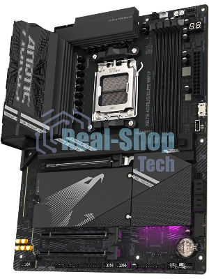 Материнская плата Gigabyte X870 AORUS ELITE WIFI7, AM5, AMD X870, 4xDDR5, 4xSATA, 4xM.2, 1xPCI-E 5.0 x16, 1xPCI-E 4.0 x4, 1xPCI-E 3.0 x2, 1xHDMI, 1x 2.5Gb LAN, 4xUSB-A 3.2 Gen 1, 2xUSB-A 3.2 Gen 2, 4xUSB-A 2.0, 2xUSB-C 4.0, 2x3.5 мм, 7.1, ATX