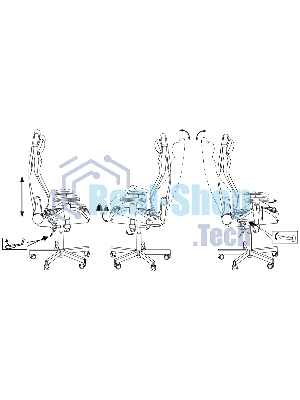 Кресло Бюрократ Knight Outrider Light-20 черный, ткань, 120 кг, механизм качания