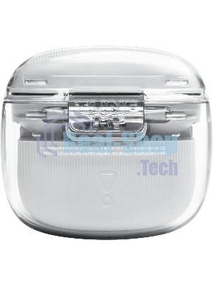 Наушники TWS JBL Tune Flex 2 призрачно-белый, вкладыши/внутриканальные (трансформер), Bluetooth, адаптивное шумоподавление