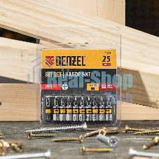 Набор бит Denzel PH1х25, сталь S2, шестигранный профиль, 10 шт.