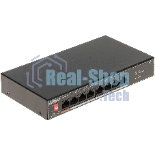 Коммутатор Dahua DH-SF1008LP, 8×100 Мбит/с, неуправляемый