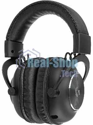 Гарнитура Logitech G PRO X чёрный, беспроводная, USB, подвижный микрофон, отсоединяемый кабель 2 м