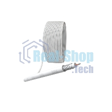 Кабель коаксиальный ЭРА RG-6U CCS/оплетка Al 48проц. PVC Simple 75Ом белый