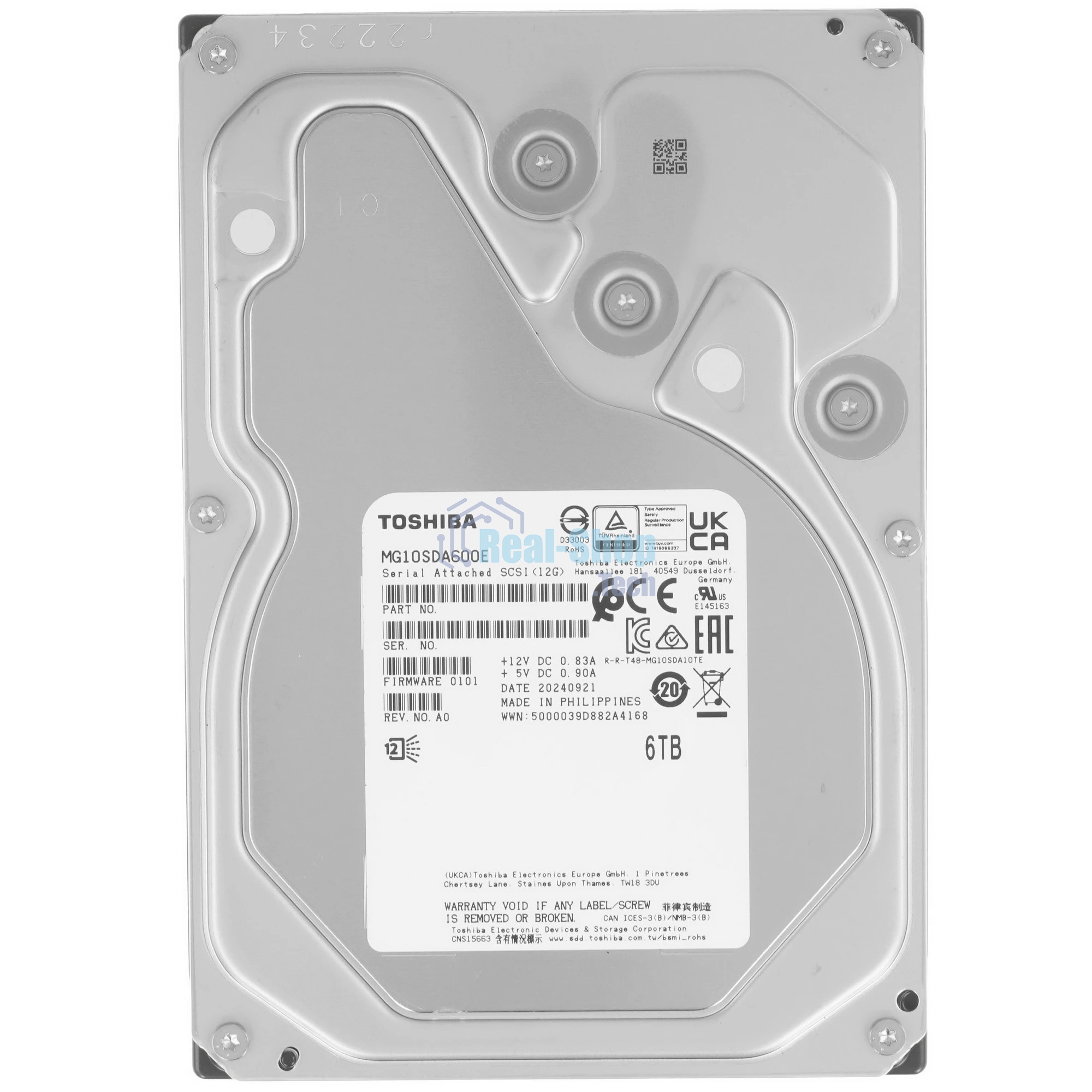 Жесткий диск Toshiba Enterprise MG10-D HDD 3.5