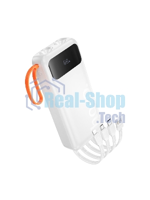 Портативный аккумулятор HOCO (6942007653381) J151A 20000mAh 1USB+1Type-C 2.0A, белый