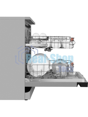 Посудомоечная машина Weissgauff DW 6038 X Inverter, нержавеющая сталь, 59.8 см, 14 компл., сушка конденсационная, 49 дБ, класс A++