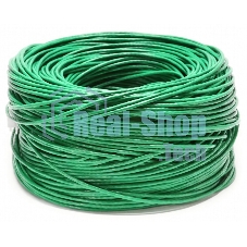 Кабель NEOMAX NM710021-100М-РТ U/UTP cat.5e 4x2x0.52, 24 AWG, медь, внутренний, PVCLS нг(А)-LSLTx, 100м, зеленый