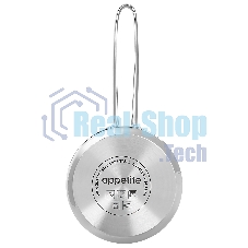 Ковш APPETITE SH05253 pretty 1,5 лиз нерж. стали. Объем 1,5л, размеры: 16х7,5 см, стекл. крышка, прутковая ручка,подар.коробка