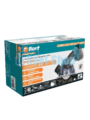 Пила циркулярная аккумуляторная Bort BHK-20Li (без АКБ и ЗУ)