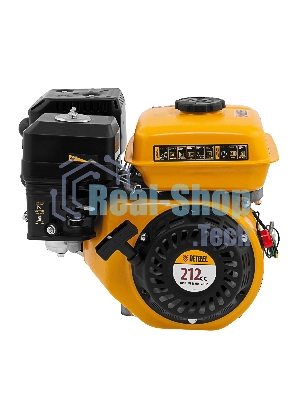 Двигатель бензиновый Denzel RX-17K, 7 л.с., 212 см3, горизонтальный вал шпонка 19 мм
