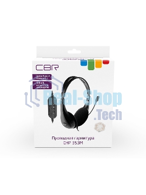 Гарнитура CBR CHP-353M чёрный, проводная