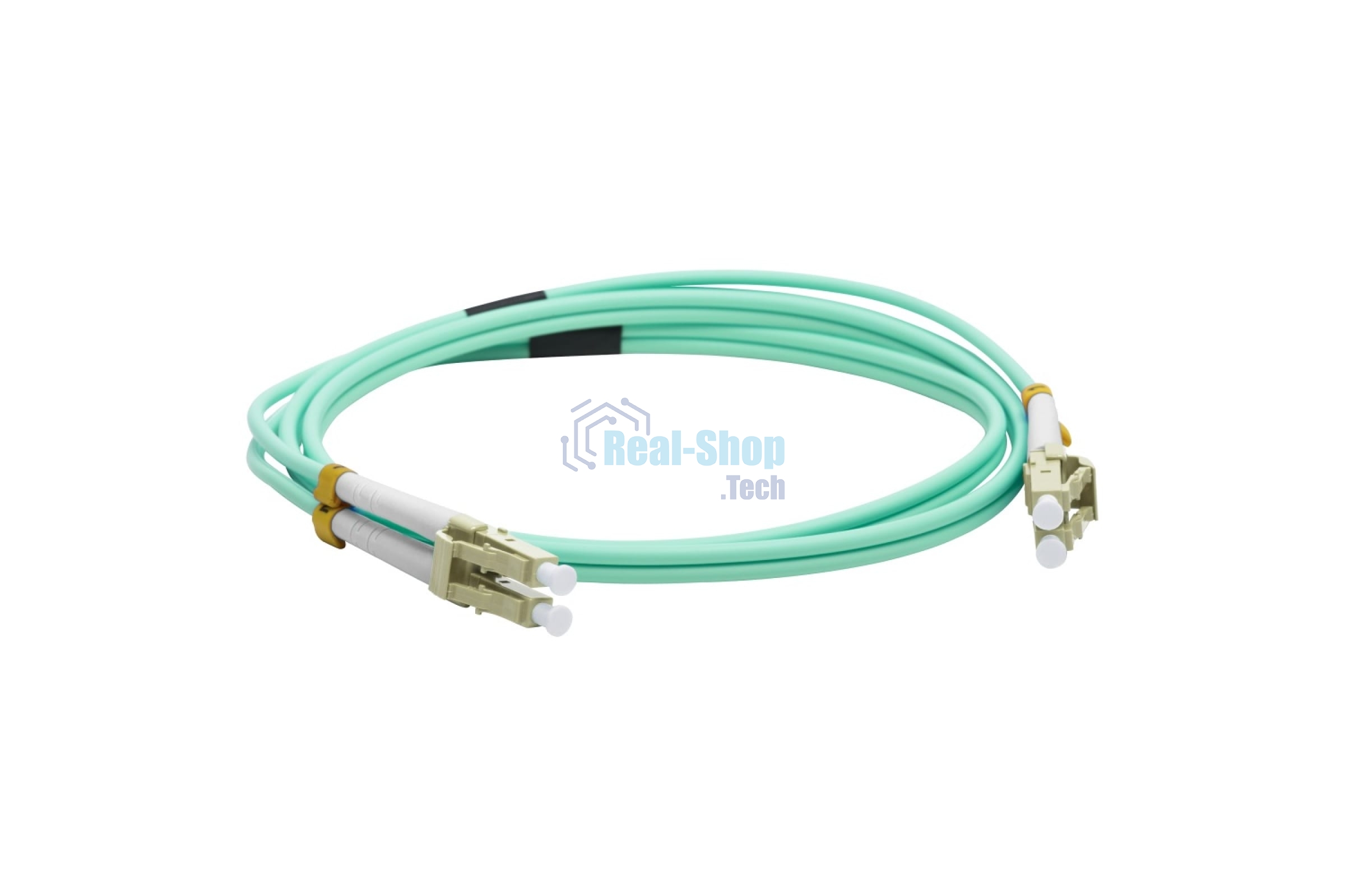 Кабель Патч-корд LANMASTER LAN-2LC-2LC/OM3-3.0 2x50/125 OM3 LC дуплекс-LC дуплекс 3м LSZH голубой