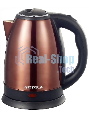 Чайник электрический SUPRA KES-1845S 1.8 л, 1500 Вт, медный (корпус: нержавеющая сталь)