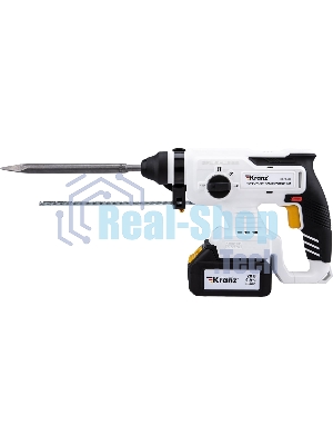 Перфоратор Kranz KR-PT-120, SDS-plus, 20 В, 2,2 Дж, от аккумулятора