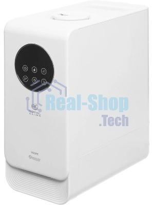 Увлажнитель воздуха Royal Clima VOLPE RUH-VP270/6.5E-WT белый, 30 м², 6.5 л, ультразвуковой, производительность 270 мл/ч, гигростат, ароматизация, управление по Wi-Fi (SmartLife), пульт ДУ