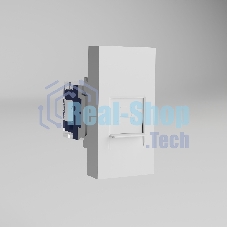 Модульная розетка Ethernet WERKEL RJ-45 6 cat. 22,5*45 (белый) W1281101