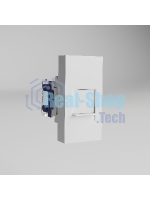Модульная розетка Ethernet WERKEL RJ-45 6 cat. 22,5*45 (белый) W1281101