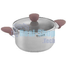 Кастрюля Rondell Bueno RDS-1587 (ST) стальной 1587 Кастрюля с/кр 20 см 2,8 л Bueno Rondell