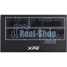 Блок питания ADATA XPG COREREACTORIIVE850G-BKCEU, 850Вт, 80 PLUS Gold, 120мм, модульный, черный