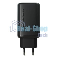 Сетевое зарядное устройство MORE CHOICE NC79a 1USB+2Type-C 3.0A PD 65W быстрая зарядка для Type-C 2м, черный