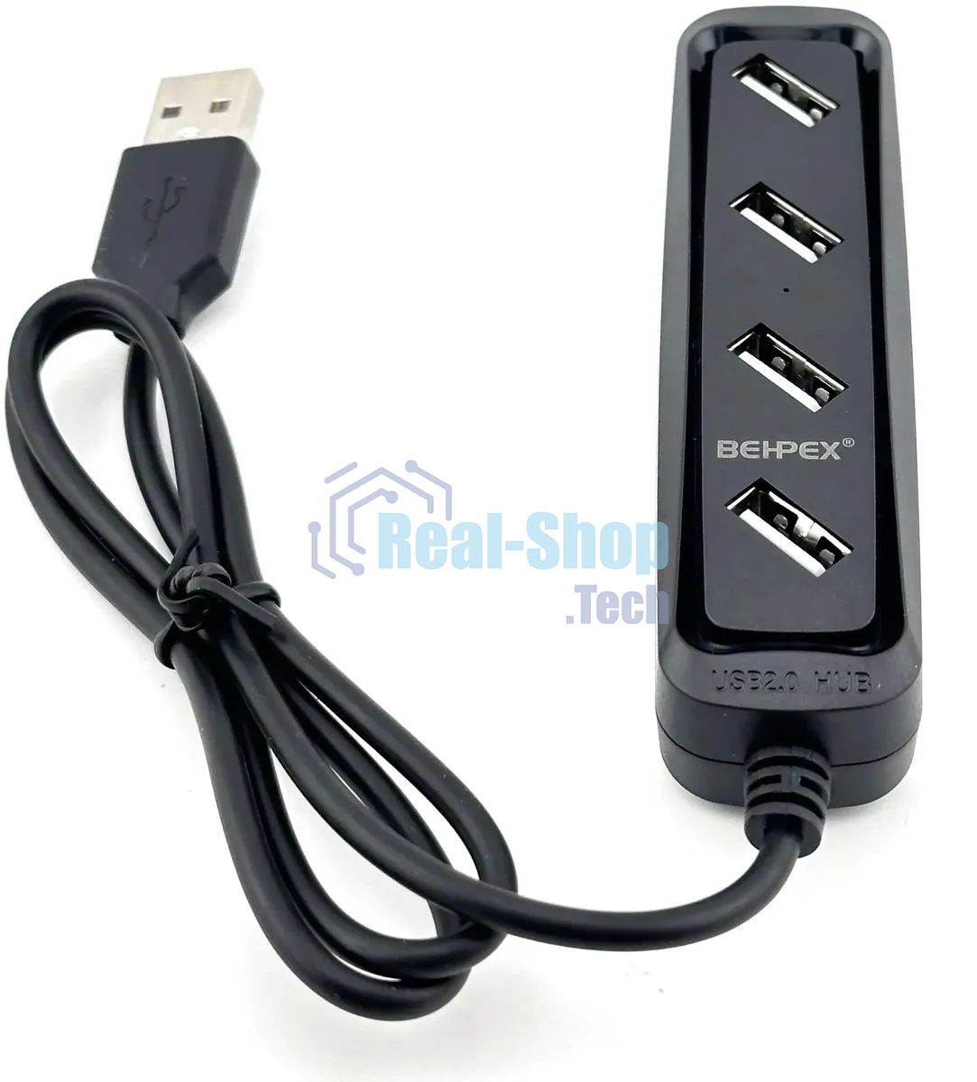 USB-концентратор Behpex BPH-1729, USB 2.0, USB 4 порта, USB