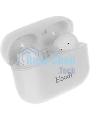 Наушники TWS A4Tech Bloody M30 белый, внутриканальные, Bluetooth, до 22 ч