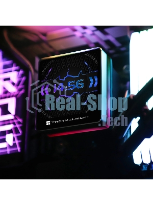 Водяное охлаждение для процессора Thermalright Grand Vision 360 (360mm, LED, Black, ARGB/Fans: 3x120mm, 80.45CFM, 29.4dBA, 2150RPM/Pump height 72.5mm, 6400RPM, Rad thickness 27mm/S: 1700, 1200, 1851, 115X, 2011, 2066, AM5, AM4)