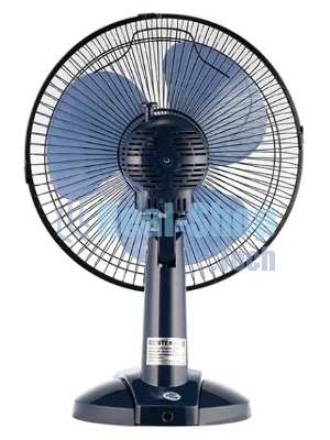 Вентилятор Centek CT-5006 синий, настольный, 25 Вт, 2 скорости, 23 см