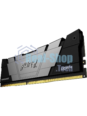 Оперативная память Kingston Fury Renegade, DDR4, 16GB (2x8GB), 3200MHz, CL16, DIMM, с радиатором, серый/черный