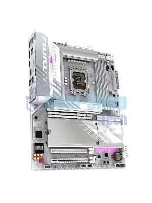 Материнская плата Gigabyte Z890 AORUS ELITE WIFI7 ICE, LGA 1851, Intel Z890, 4xDDR5, 4xSATA, 4xM.2, 1xPCIe 5.0 x16, 2xPCIe 4.0 x4, 1xDP, 1xUSB-C (DP), 1x 2.5Gb LAN, 4xUSB-A 2.0, 3xUSB-A 3.2 Gen 1, 2xUSB-A 3.2 Gen 2, 1xUSB-C 3.2 Gen 2 (Thunderbolt 4), 2x3.5 мм, 7.1, ATX