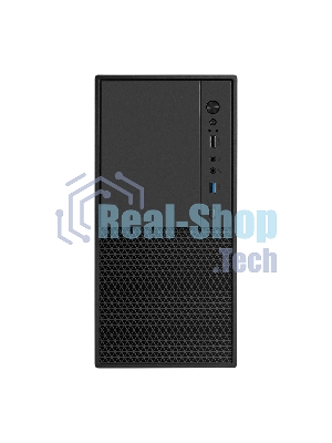 Компьютерный корпус Minitower ExeGate BAA-308MUC-AAA450 (mATX, БП AAA450 с вент. 8см, 1хUSB+1хUSB 3.0+1хTypeC, HD Audio, черный)