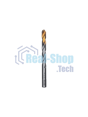 Сверло спиральное по металлу Denzel 11 x 142 мм, Р6М5, Golden Tip